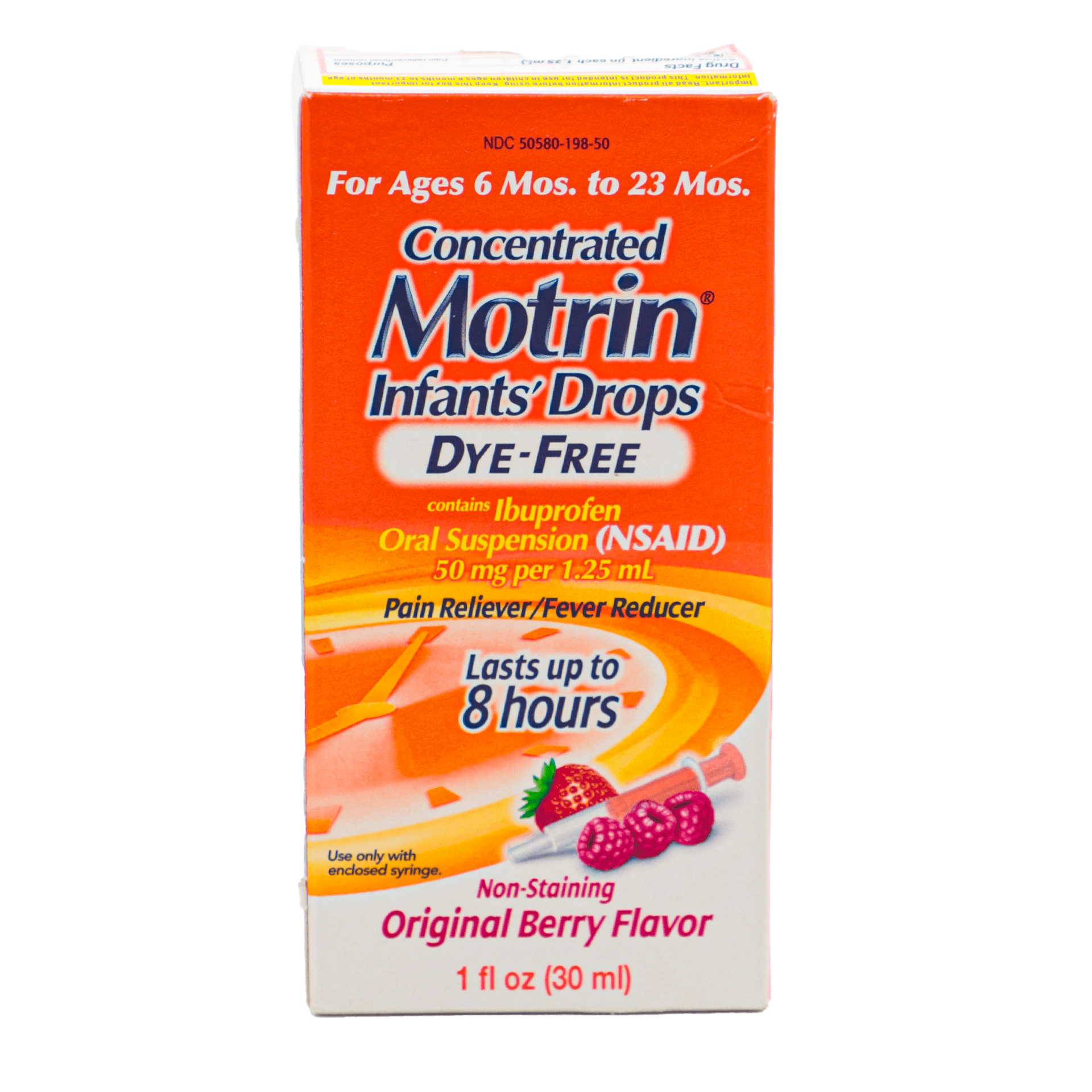 Infant Motrin Dye Free