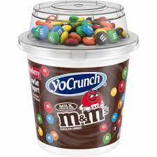 YoCrunch Strawberry M&M's Yogurt