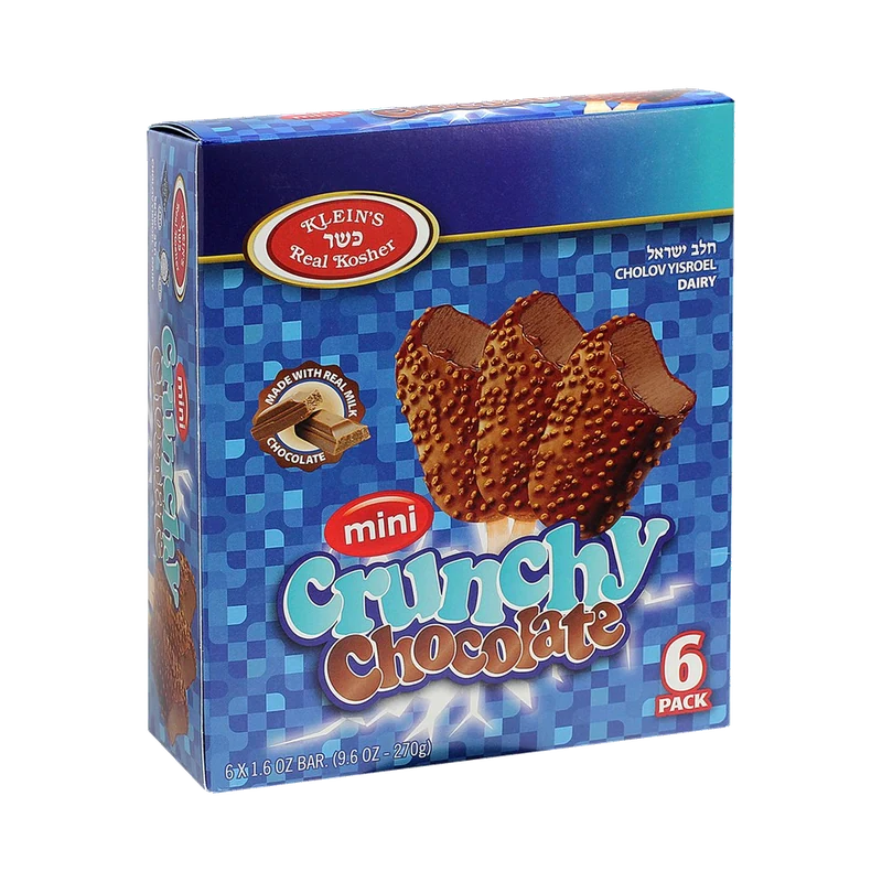 Mini Crunchy Chocolate Ice Cream Bars