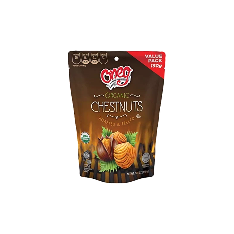 Organic Chestnuts Roasted & Peeled
