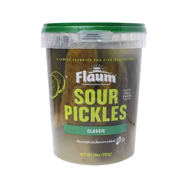 Flaum's Sour Pickles 28-oz
