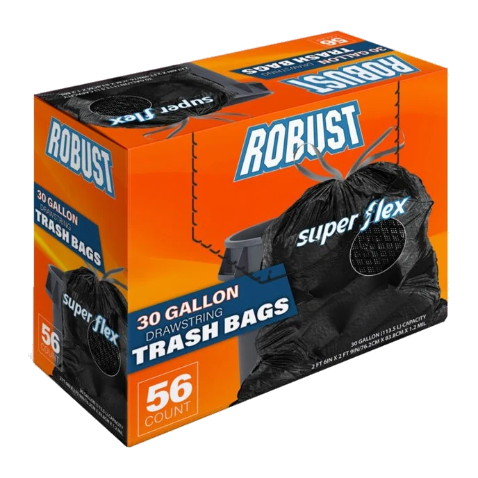 Trash Bags Drawstring 30 Gallon