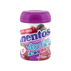 Mentos Gum Vitamins Berries