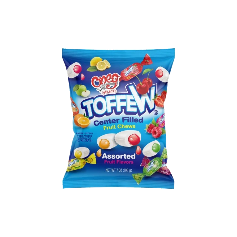 Toffe-w Filled Fruit Chews Assorted Flavors
