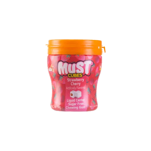 Strawberry Cherry Gum Cubes