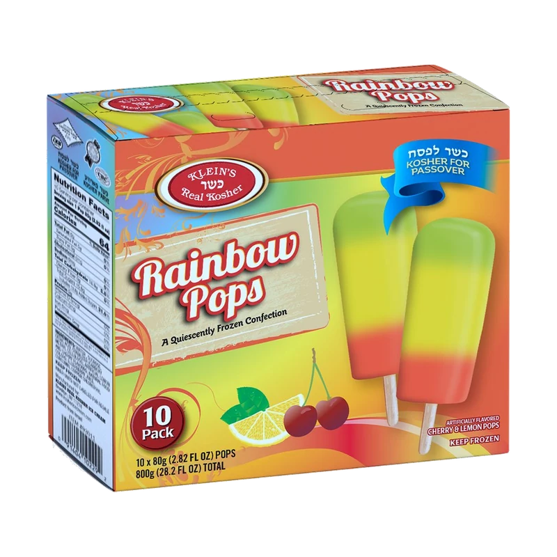 Rainbow Ice Pops