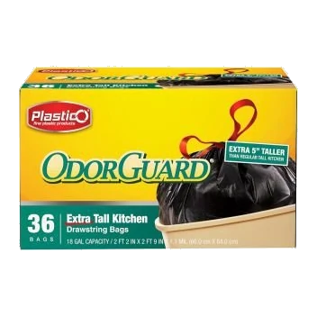 Trash Bags Tall Kitchen Black Extra