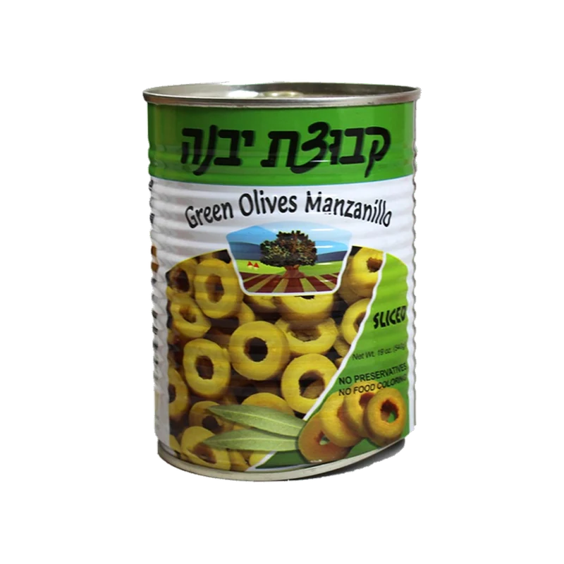 Kvuzat Yavne Green Sliced Olives