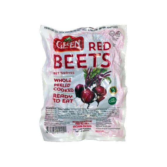 Beets, Vacuum Packed
