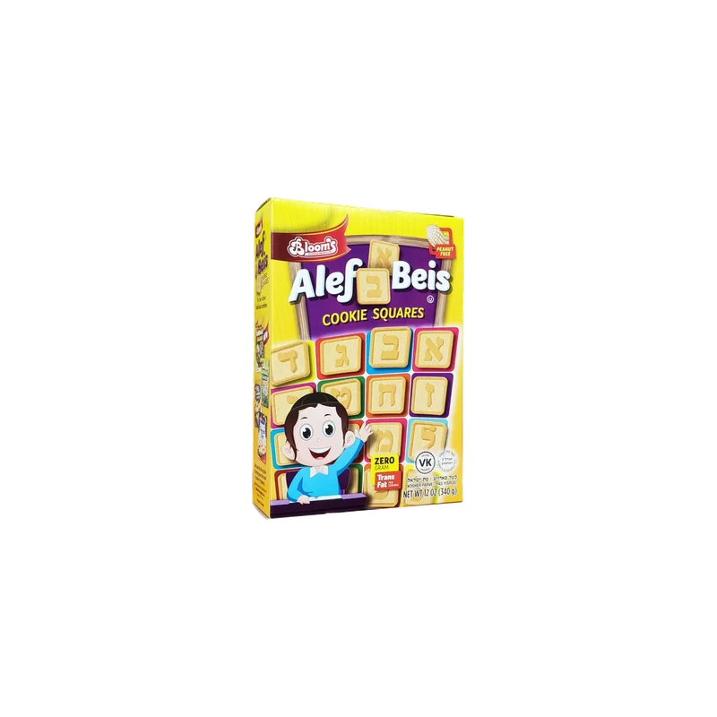 Alef Beis Cookie Squares