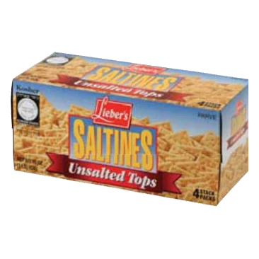 Saltine Crackers, Unsalted Tops