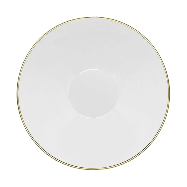 Bowls 16 oz White/Gold