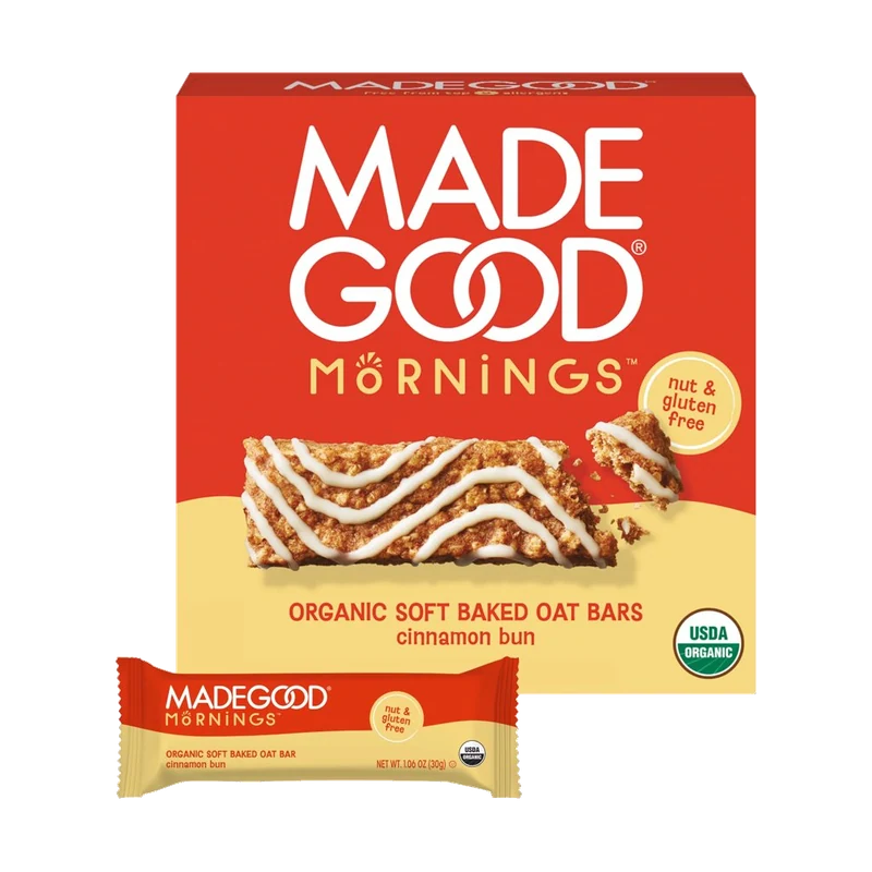 Oat Bars Cinnamon Bun