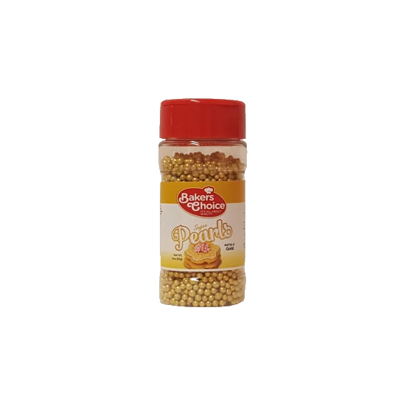 Sugar Pearls Metalic Gold