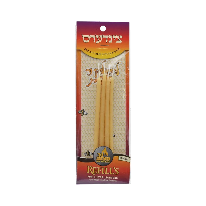 Beeswax Candle Refills for Silver Lighters