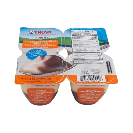 Chocolate/Vanilla Pudding Low-Fat