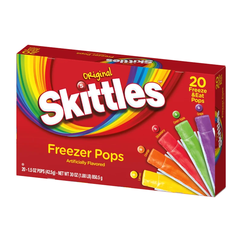 Skittles Freezer Pops