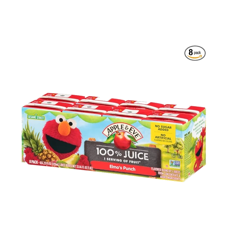 Elmo's Punch Juice Boxes