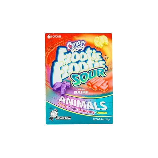 Frootie Sour Animals Fruit Snacks