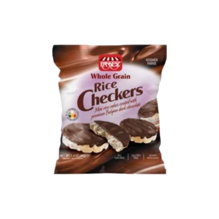 Chocolate Rice Checkers Rice Cakes