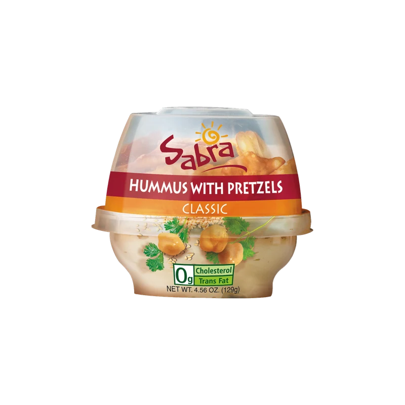 Hummus With Pretzel