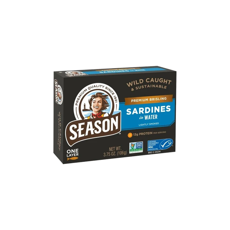 Brisling Sardines in Water