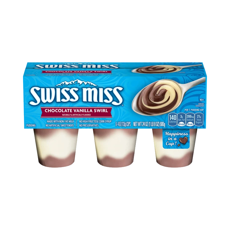 Chocolate/Vanilla Pudding