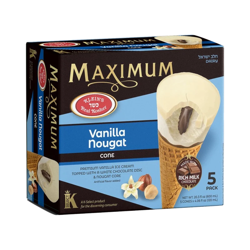 Vanilla Nougat Cone