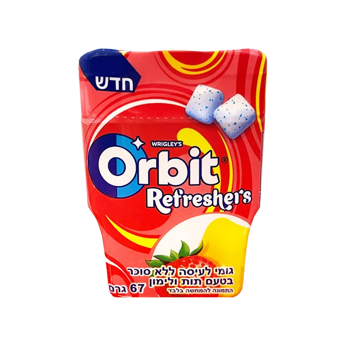 Refresher Gum Strawberry Lemon