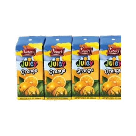Orange Juice Drink Boxes