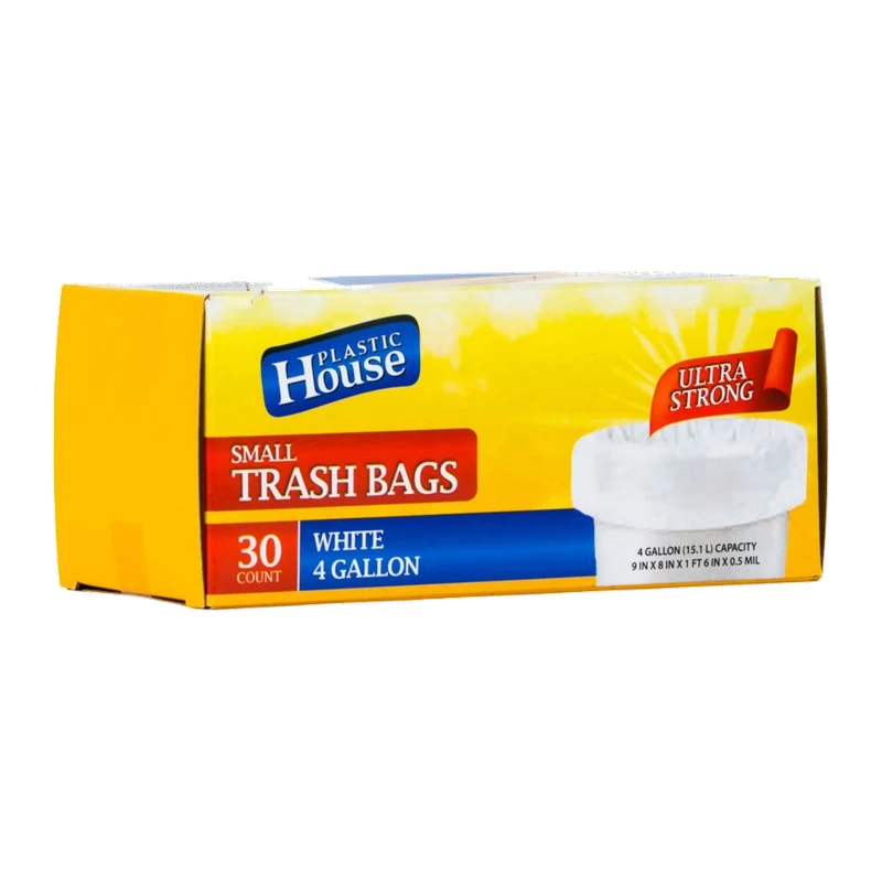 Small Trash Bags 4 Gallon