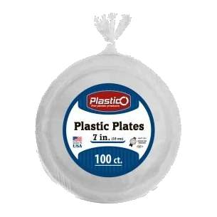 7" Plastic Plates