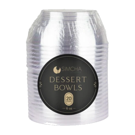 6 oz Plastic Dessert Bowls