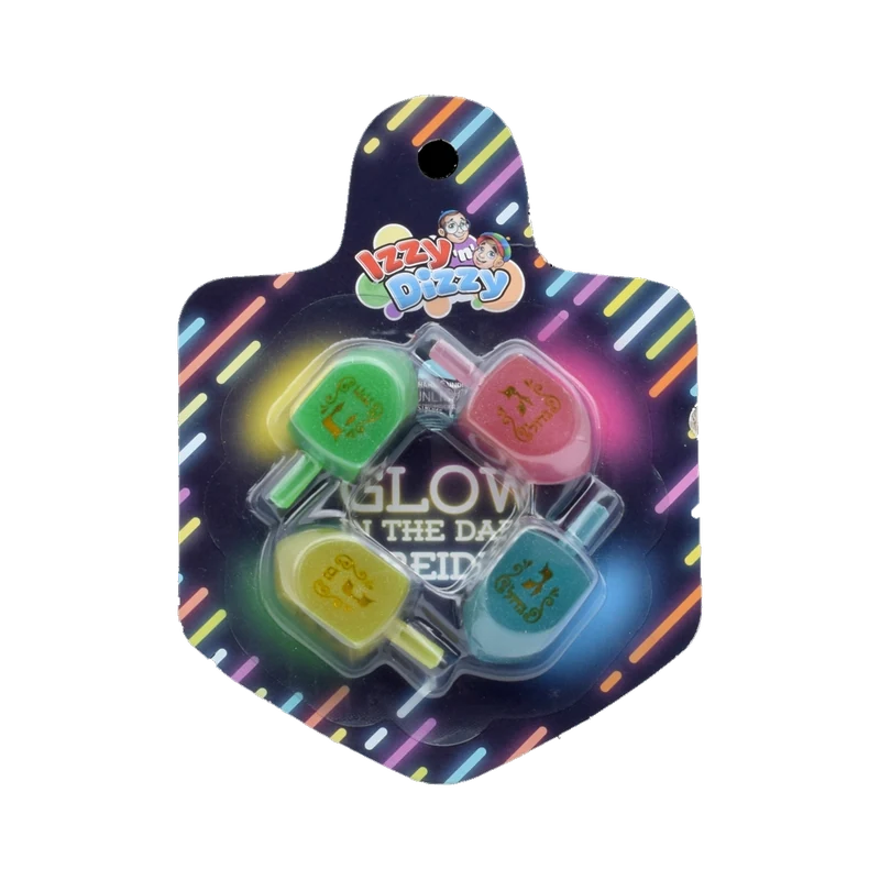 Dreidels Glow in the Dark
