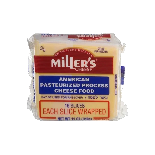 Yellow American Cheese Slices
