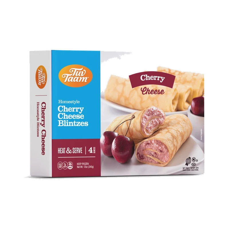Cheese & Cherry Blintzes