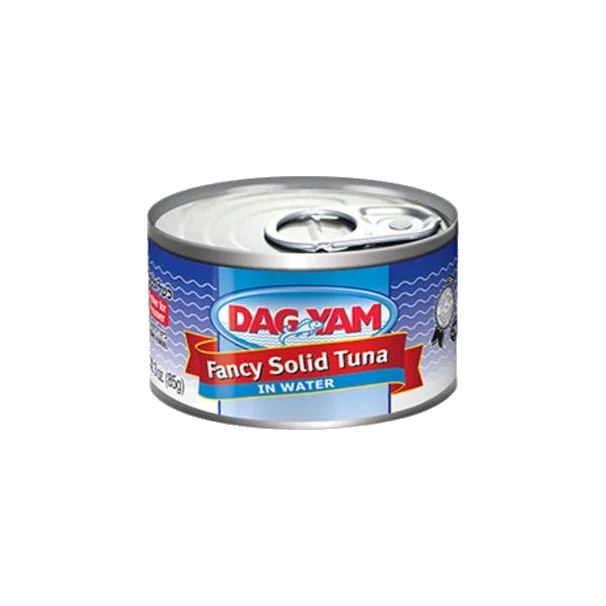 Tuna In Water, Solid White Fancy