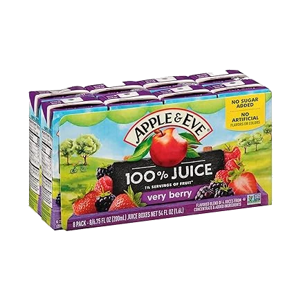 Very Berry Juice Boxes