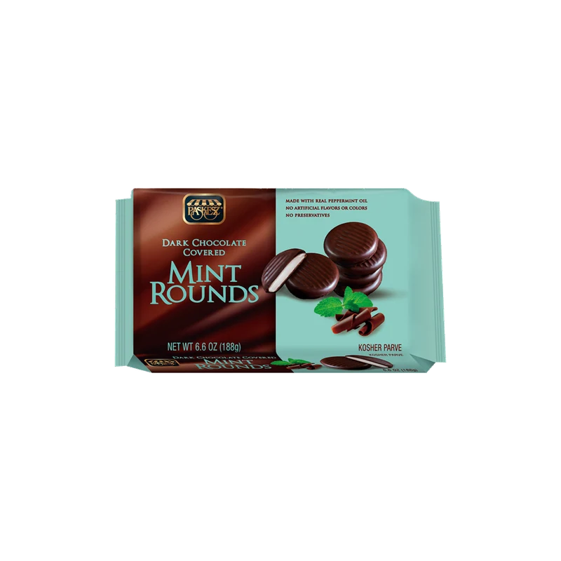 Dark Chocolate Mint Rounds