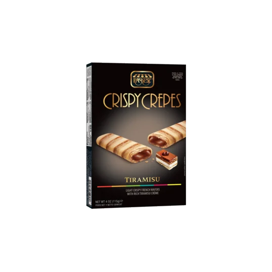 Crispy Crepes Chocolate Mousse