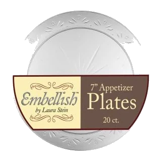 7" Plates Crystal