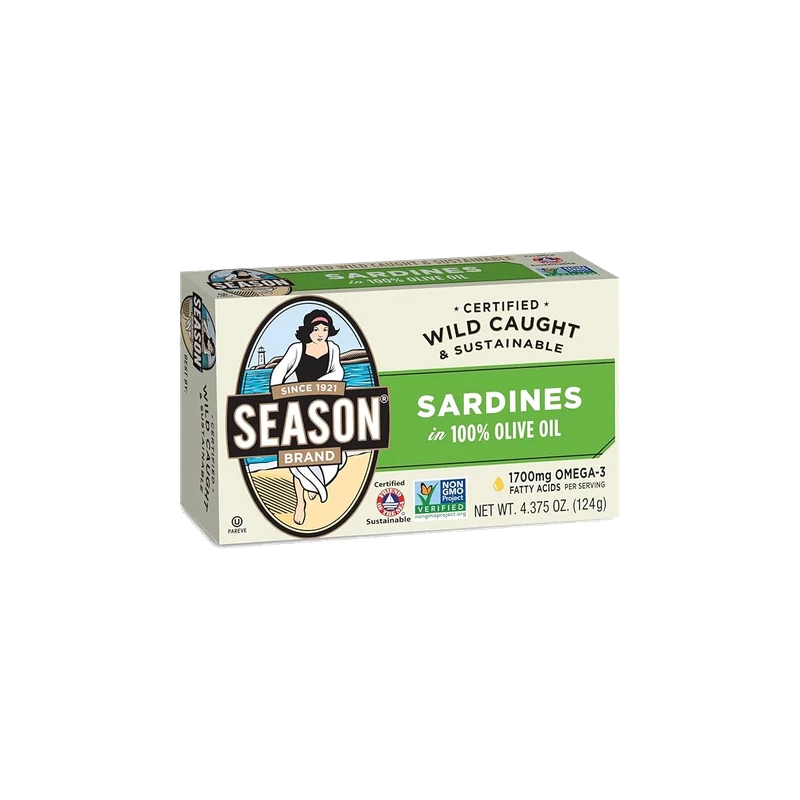 Sardines Skinless & Boneless in Olive Oil, Salted
