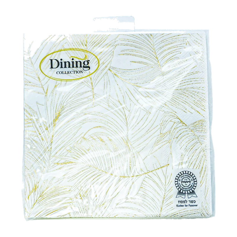 Napkins Printed Palm Leaves