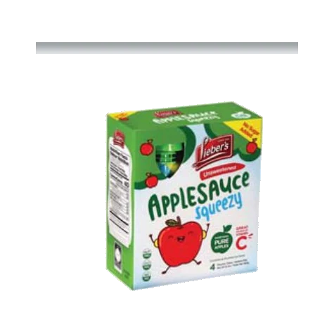 Applesauce Pouches, No Sugar Added
