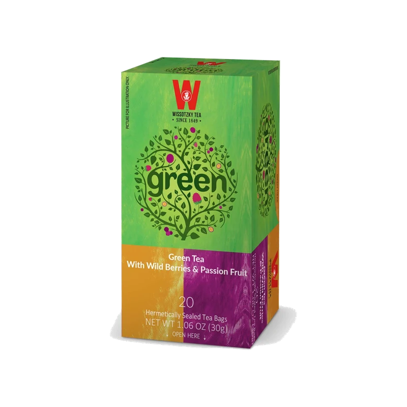 Wissotsky Green Tea Wildberry Passion