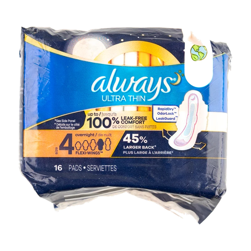 Ultra Thin Pads with Wings