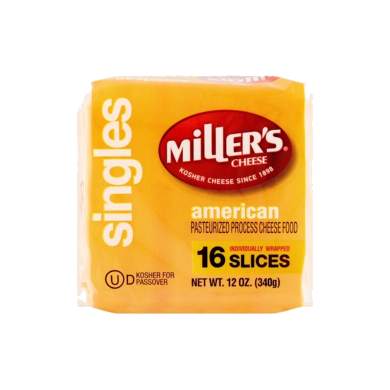 Yellow American Cheese Slices