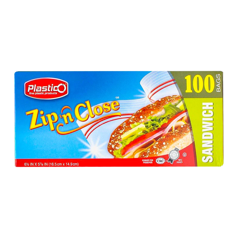 Zip N Close Sandwich Bags