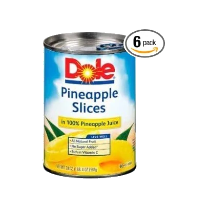 Pineapple Slices in Juice