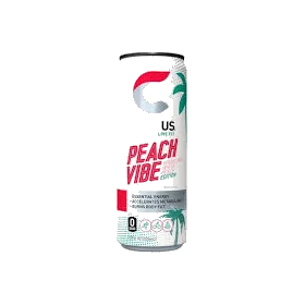 Peach Vibe Energy Drink